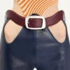 Bermudashorts med utskärningar