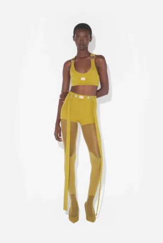 De gröna Gaultier-shortsen med patch