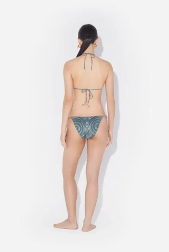 Den blå spiralformade bikinibotten Den blå spiralformade bikinibotten
