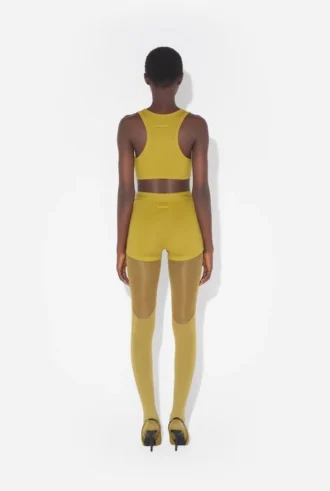 De gröna Gaultier-shortsen med patch