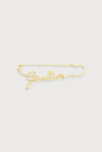 Den guldfärgade Gaultier-säkerhetsnålen