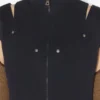 Den korta denimklänningen med slits
