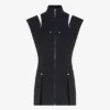 Den korta denimklänningen med slits