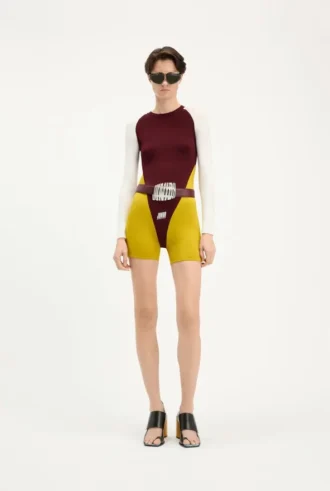 Den trefärgade Junior Gaultier-playsuiten