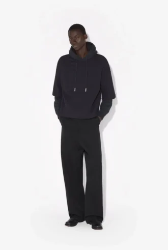 Den överdimensionerade svarta JPG-Sweatshirten