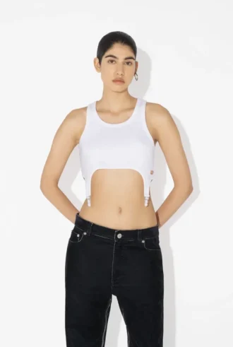 Den vita Garter-BH:n