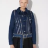Denimkappor som kan bäras på två sätt Denimkappor som kan bäras på två sätt