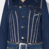 Denimkappor som kan bäras på två sätt Denimkappor som kan bäras på två sätt