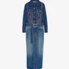 Denimkappor som kan bäras på två sätt Denimkappor som kan bäras på två sätt