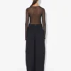 Jean Paul Gaultiers flockade topp Jean Paul Gaultiers flockade topp