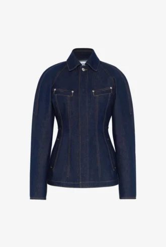 Jeansjackor med axelpads