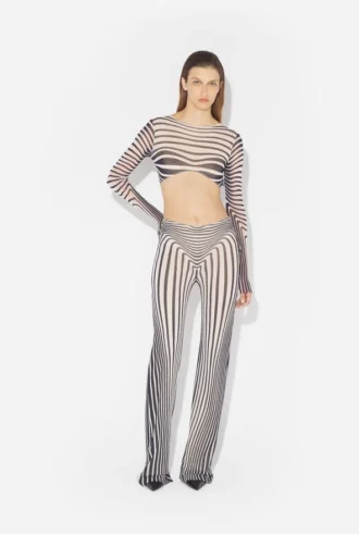 Re-Edition – den marinblå Body Morph Crop Top