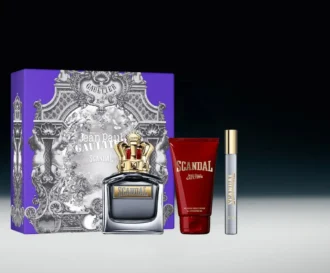 Scandal Pour Homme 3,4 oz, duschgel 2,5 oz och spray
