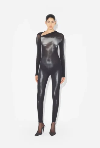 Silver Body Dust-Bodysuit