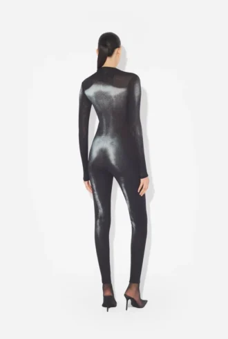 Silver Body Dust-Bodysuit